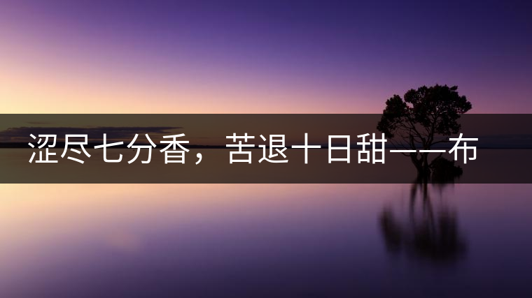 澀盡七分香，苦退十日甜——布朗山千年古寨曼新龍