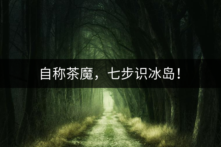 自稱茶魔，七步識冰島！
