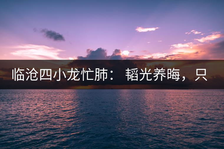 臨滄四小龍忙肺： 韜光養(yǎng)晦，只為綻放！