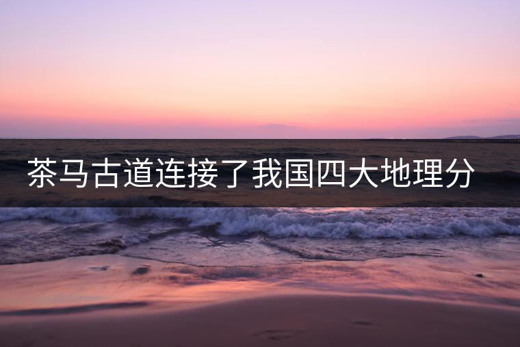 茶馬古道連接了我國四大地理分區(qū)中的什么地區(qū)和什么地區(qū) 茶馬古道連接了我國四大地理分區(qū)中的什么地區(qū)和什么地區(qū)