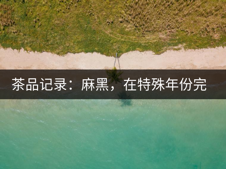 茶品記錄：麻黑，在特殊年份完成的心愿