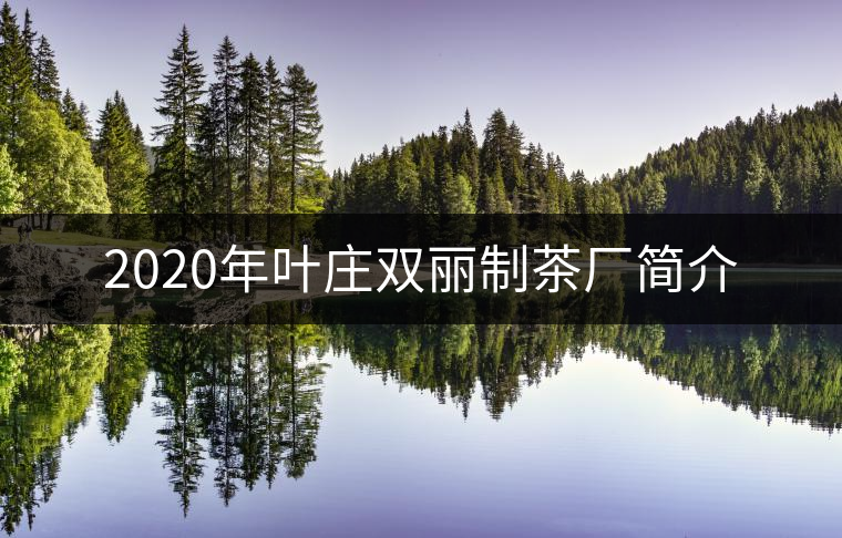 2020年葉莊雙麗制茶廠(chǎng)簡(jiǎn)介