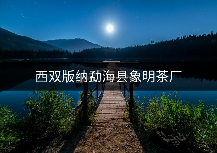 西雙版納勐?？h象明茶廠