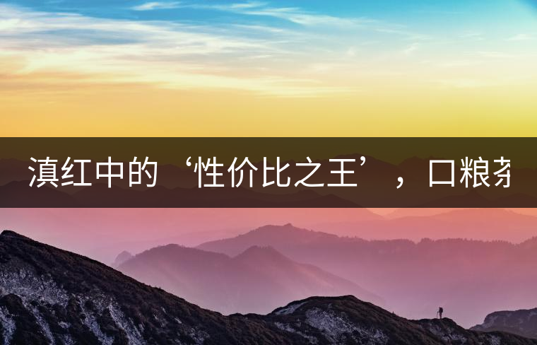 滇紅中的‘性價(jià)比之王’，口糧茶首選！