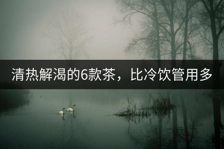 清熱解渴的6款茶，比冷飲管用多了！