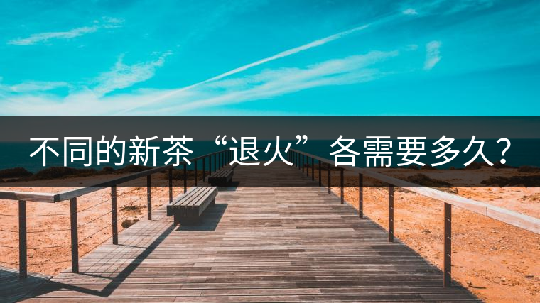 不同的新茶“退火”各需要多久？