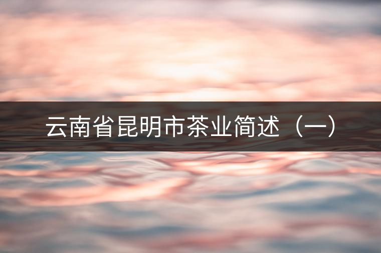 云南省昆明市茶業(yè)簡述（一）
