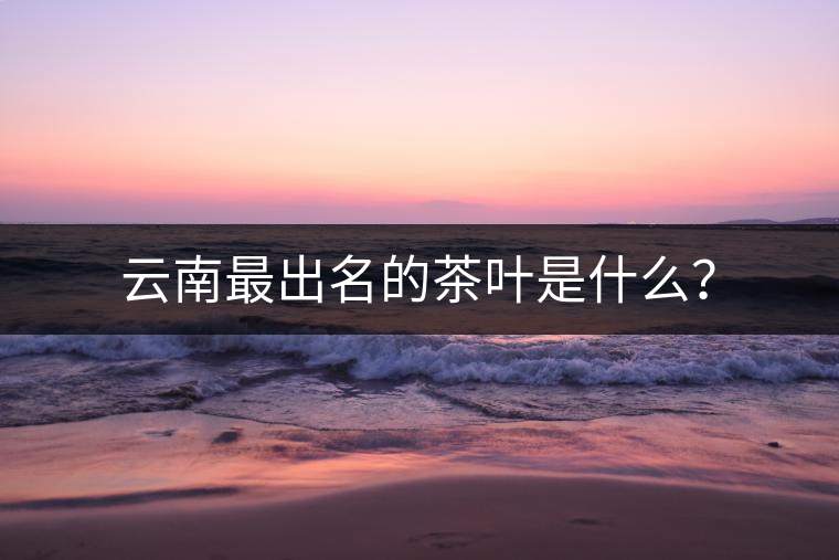 云南最出名的茶葉是什么？