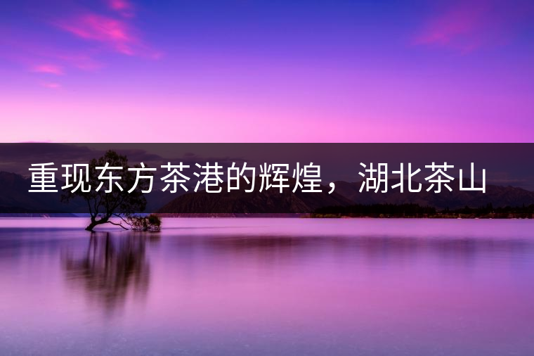 重現(xiàn)東方茶港的輝煌，湖北茶山分布介紹