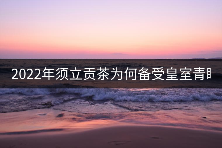 2022年須立貢茶為何備受皇室青睞!揭秘！
