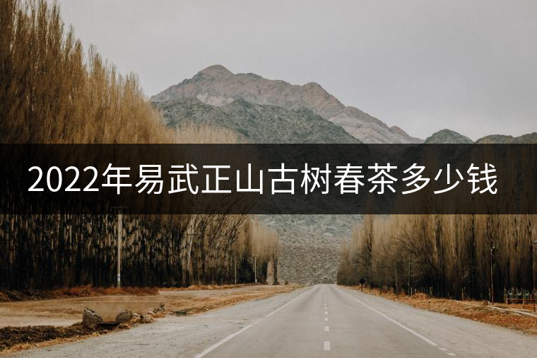 2022年易武正山古樹春茶多少錢一公斤？
