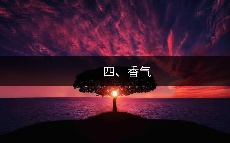 　　四、香氣