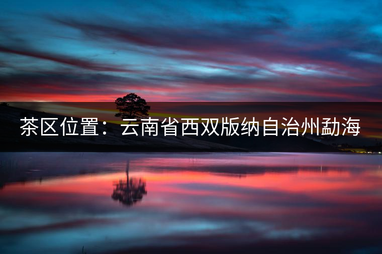 茶區(qū)位置：云南省西雙版納自治州勐?？h西部。